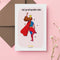 Supermom Cape Card - Marathi