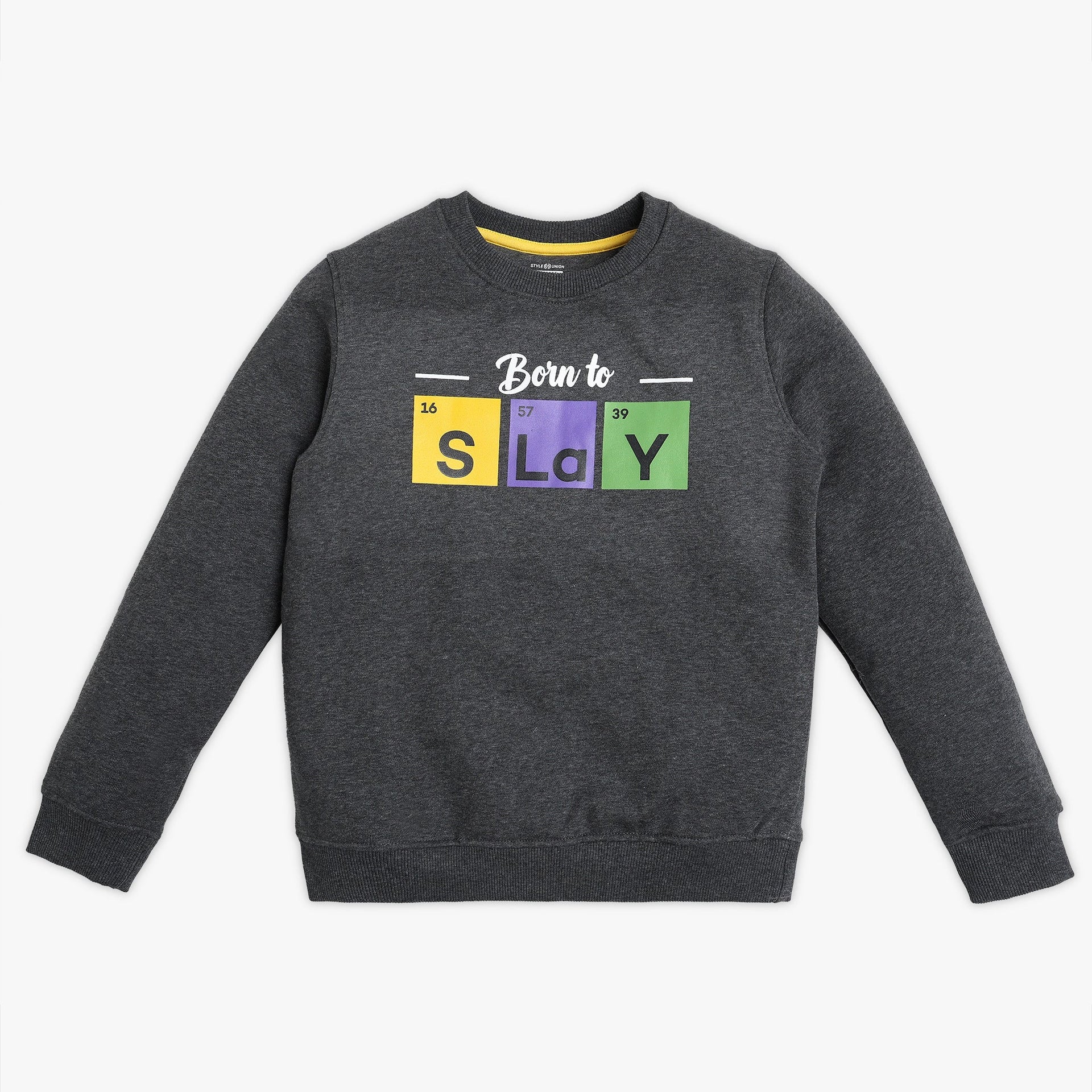 Boys Regular Fit Printed Sweat Tee