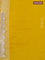 Banarasi silk saree yellow with allover zari woven jaal weaves and gotapatti work border