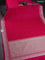 Banarasi semi mushru silk saree pink with allover self emboss and zari woven border