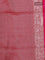 Banarasi semi mushru silk saree red with allover zari woven buttas and zari woven border