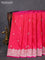 Banarasi semi mushru silk saree dual shade of pink with allover zari woven buttas and zari woven border