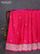 Banarasi semi mushru silk saree pink with zari woven buttas and zari woven border
