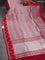 Banarasi katan silk saree red with allover zari woven brocade weaves and zari woven butta border