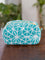 Blue Star Block Print Cotton Travel Case
