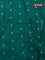 Banarasi katan silk saree green with zari woven buttas in borderless style