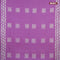 Batik cotton saree mauve pink with allover sequin work & batik butta prints and printed lace work border