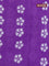 Batik cotton saree violet with allover sequin work & batik butta prints and printed lace work border