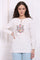 White Embroidered Pure Cotton Top with Lace