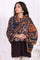 Beige Paisley Printed Wool Shawl