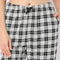 Ankle Length Straight Fit Checkered Lounge Pyjamas