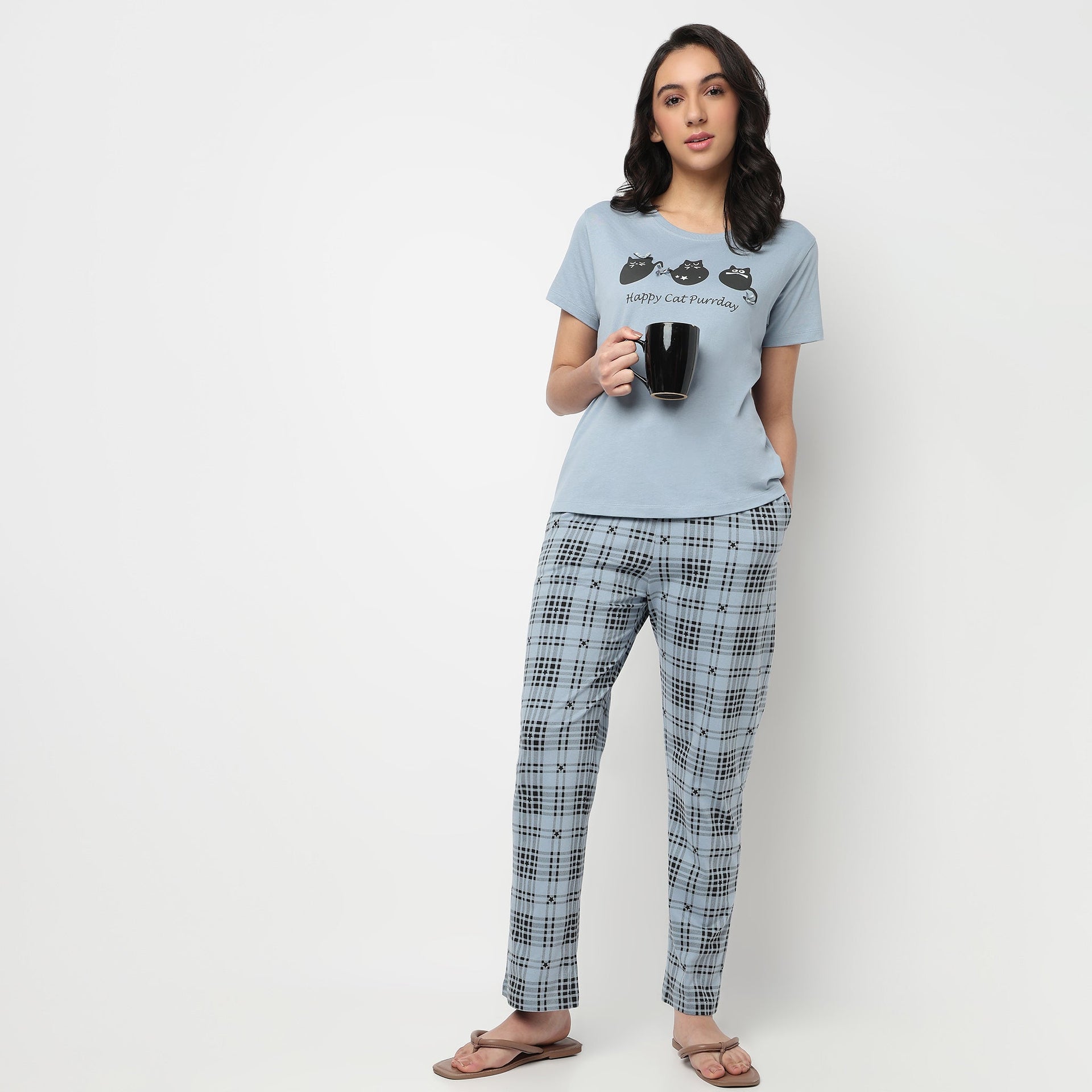 Cotton Printed Lounge Pyjamas