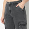 Cargo Fit High Rise Jeans