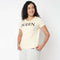 Chest Printed Cord Lounge T-Shirt