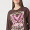 Boxy Fit Graphic Full Sleeve Sweat Tee