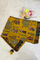 Mustard Yellow Printed Saree with Traditional Rajasthani Motifs & Artistic Border