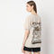 Oversize Butterfly Print Graphic T-Shirt