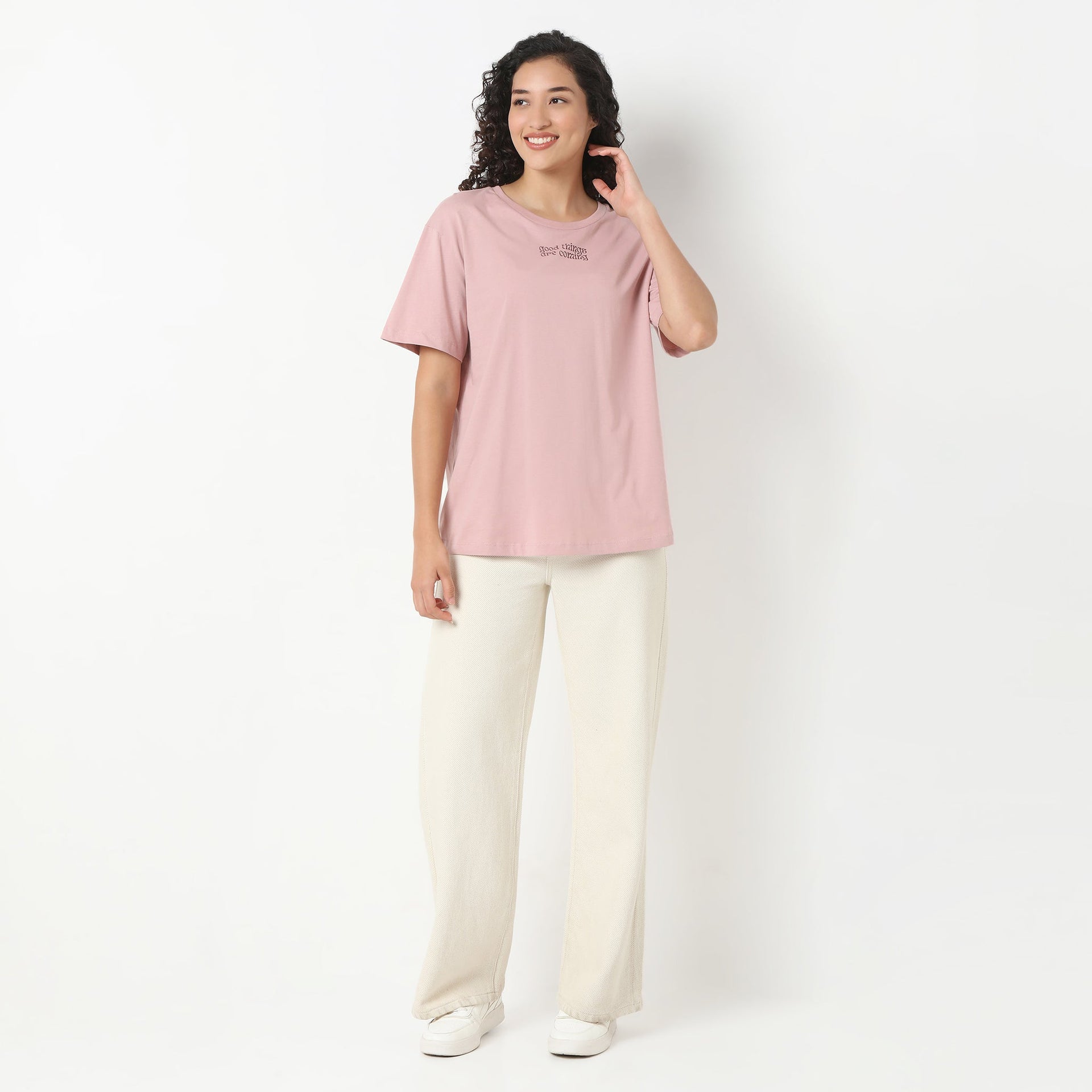 Betty Tee with Front and Back Graphic