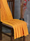 Arani semi silk saree mango yellow with allover zari weaves in borderless style