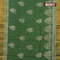 Bhagalpuri saree green with butta prints and zari woven border