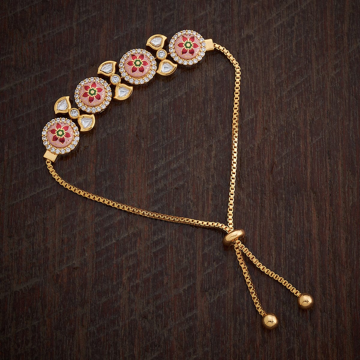 Kundan Bracelet 169647