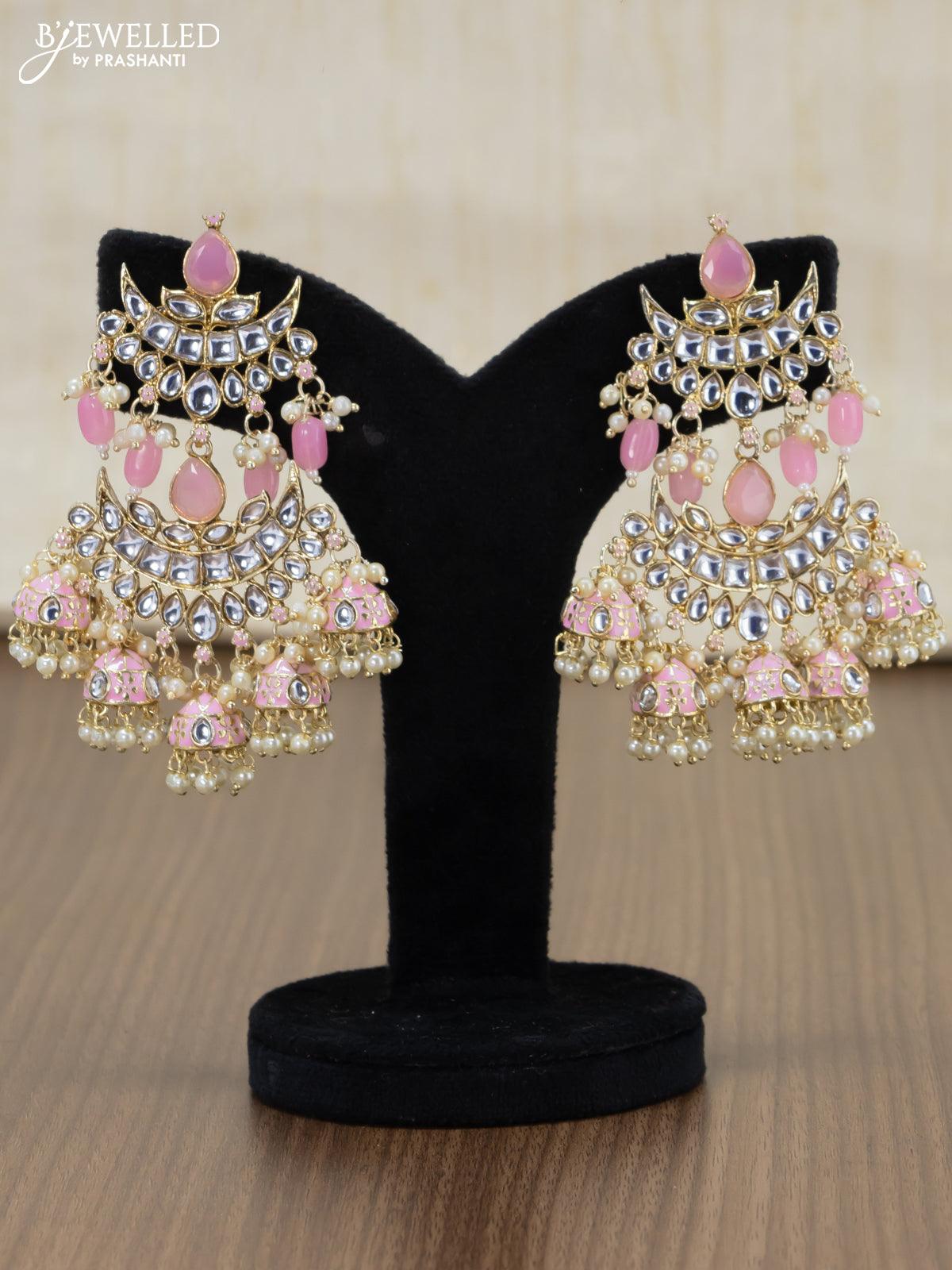 Dusty on sale pink earrings