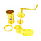 Brass Murkul Maker with Comfortable Handle, Brass Sev, Murkul Maker Sancha Machine with 4 Jali's