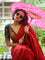 My Photo In A Red Saree