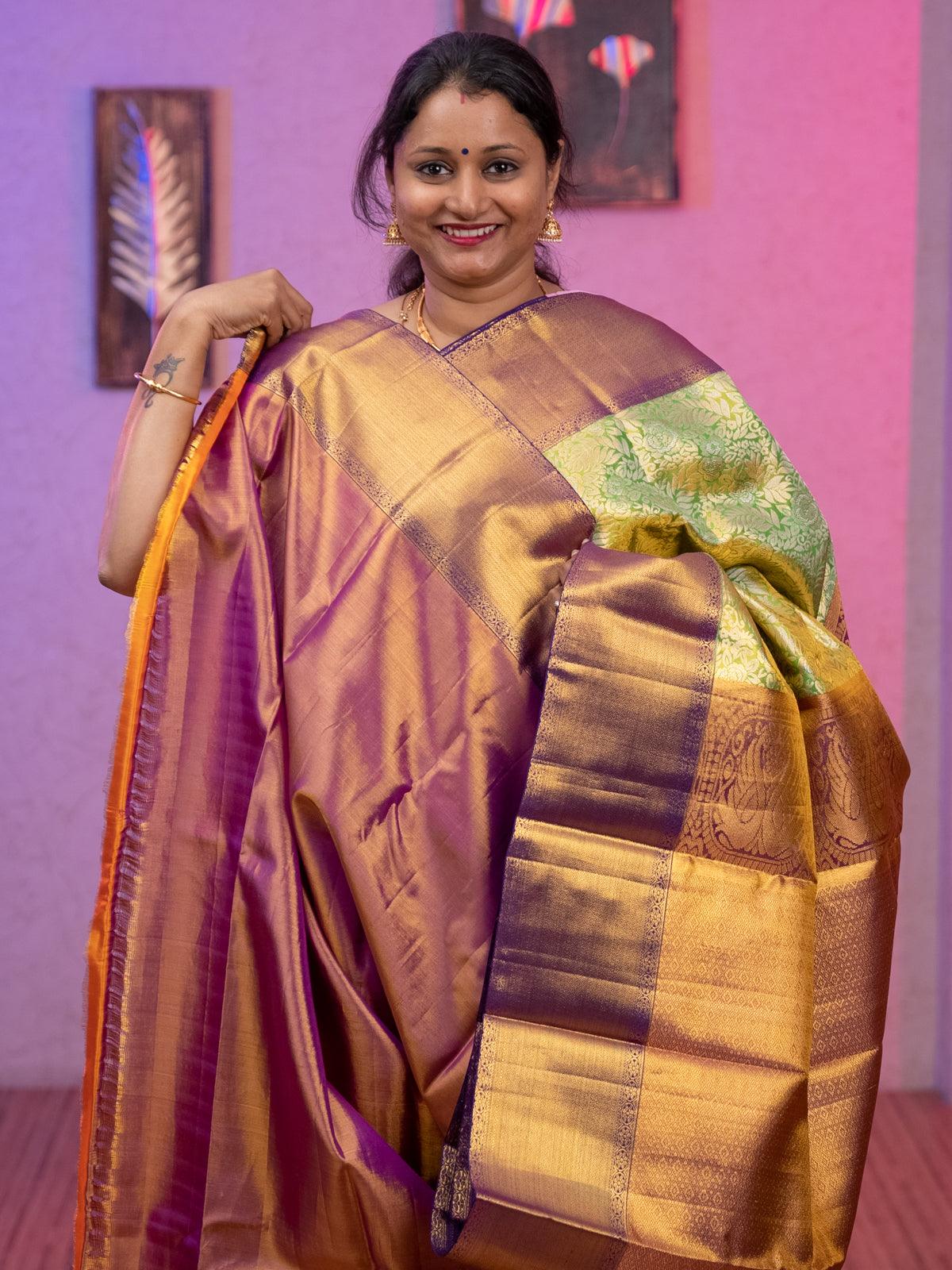 Kanjivaram tissue clearance silk sarees