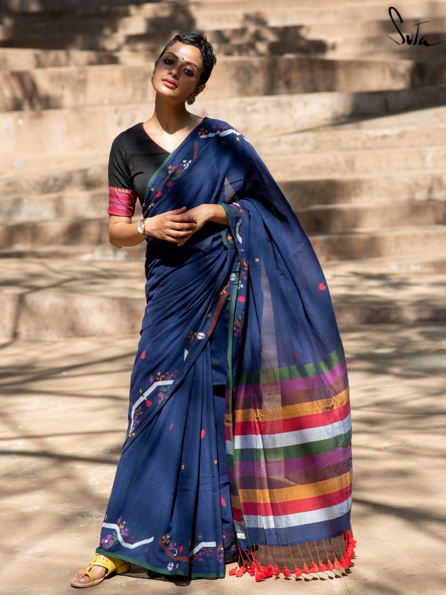 Siddhi Cotton Saree Petticoat/Inskirt Stitched 8 Part – Cotton Saree  Petticoat