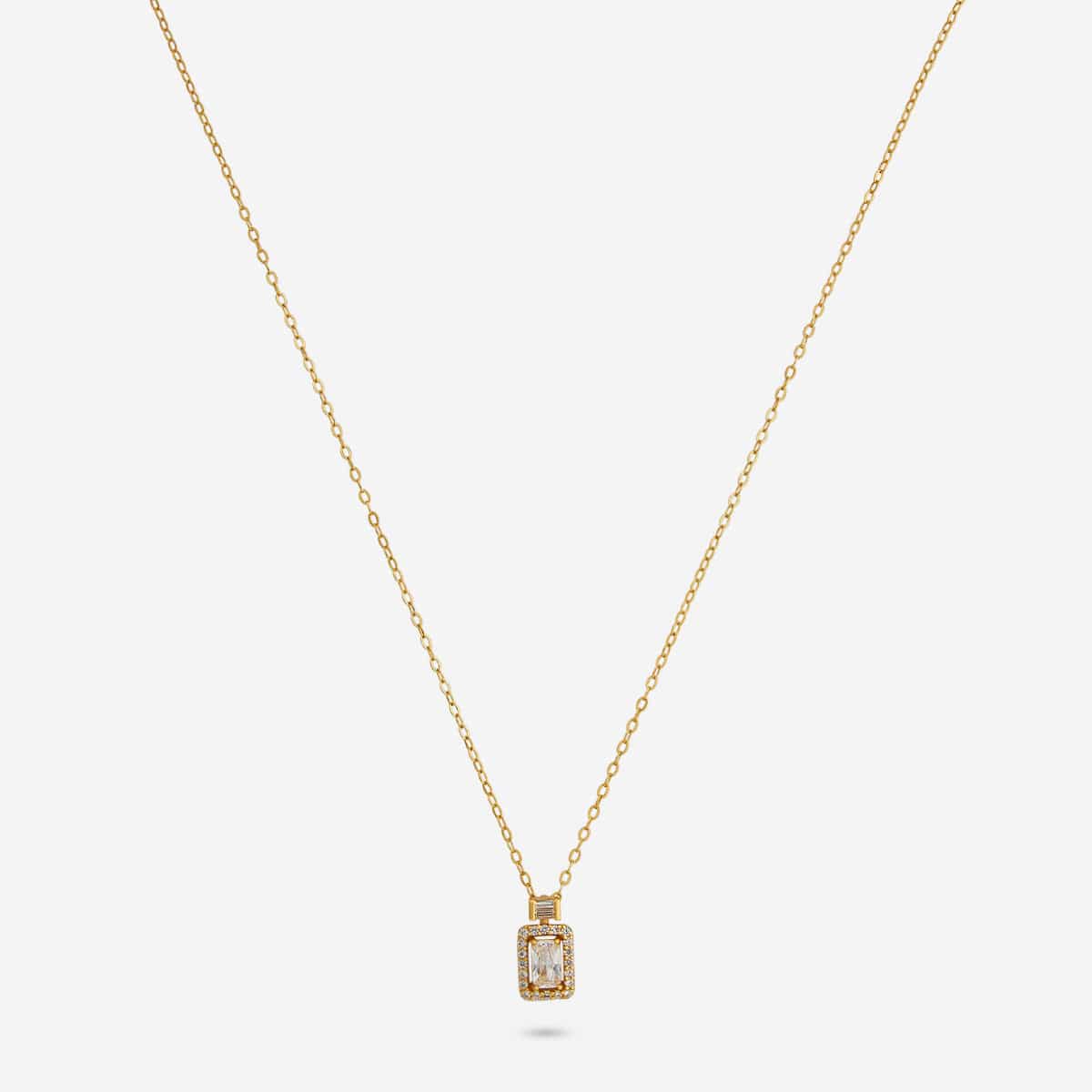 92.5 Silver Pendant With Chain 194188