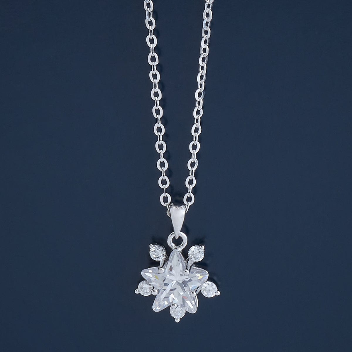 92.5 Silver Pendant with Chain 176489