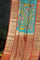 Kanchi Kalamkari Rama Blue Saree