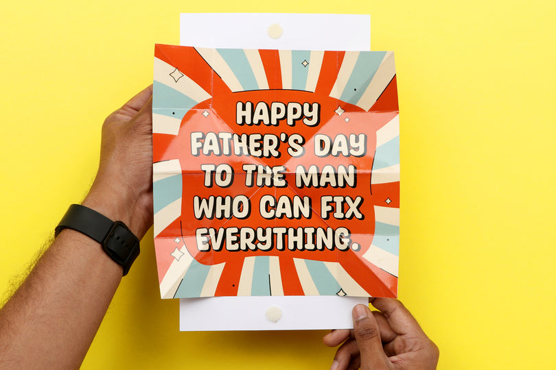 Dad Explosion Card