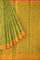 MEHANDI GREEN and GOLD BUTTIS SILK Saree with BANARASI FANCY