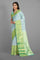 SEA GREEN and GREEN BROCADE SILK Saree with KANCHIPURAM