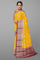 YELLOW and MAROON MOTIFS SILK Saree with FANCY