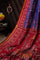 Patola Raw Silk Printed Royal Blue Saree