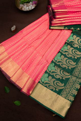 Coimbatore Silk Blush Pink Saree