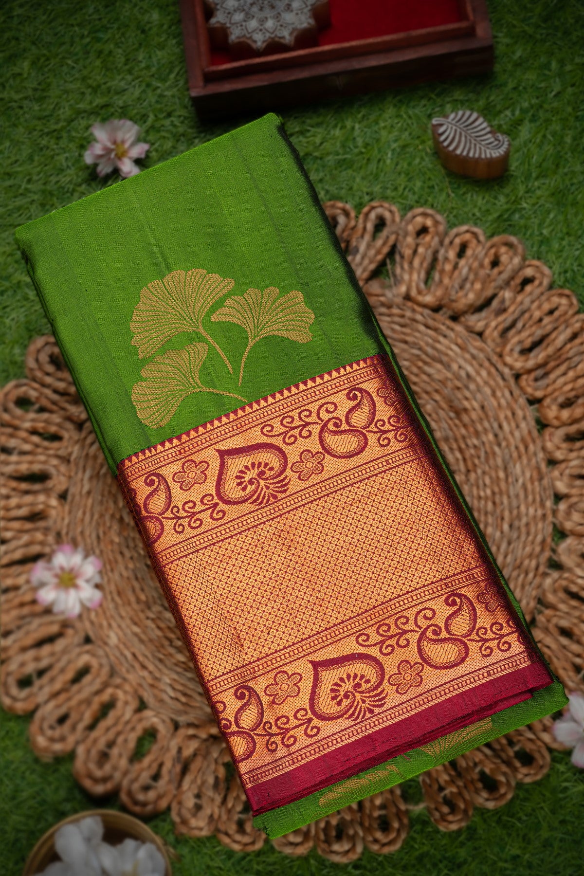 Coimbatore Silk Light Green Saree