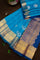 Coimbatore Silk Teal Blue Saree