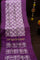 Ikat Silk Purple Saree