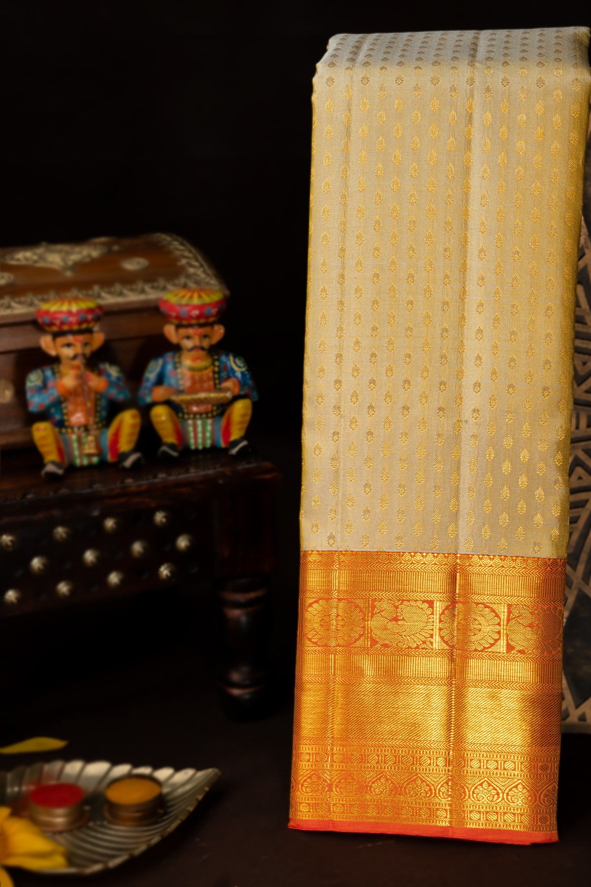 Kancheepuram Silk Gold Saree