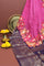 Bandhani Silk Pink Saree