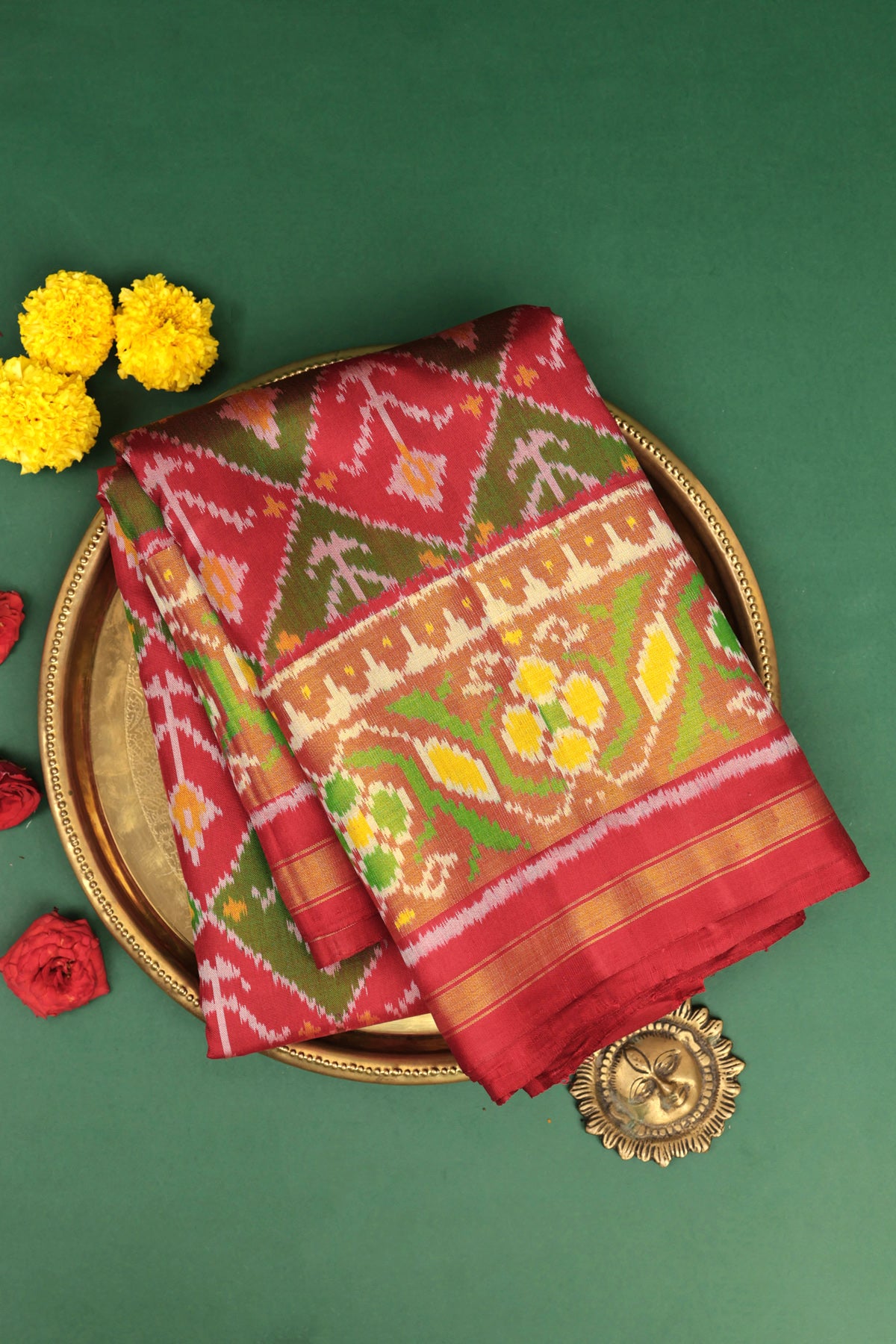 Patola Silk Multi Color Saree