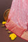 Designer Kora Baby Pink Saree