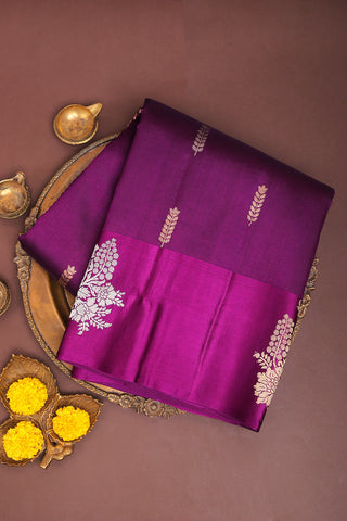 Matka Silk Wine Saree