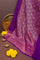 Banarasi Georgette Purple Saree