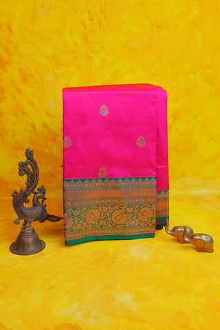 Banarasi Silk Pink Saree