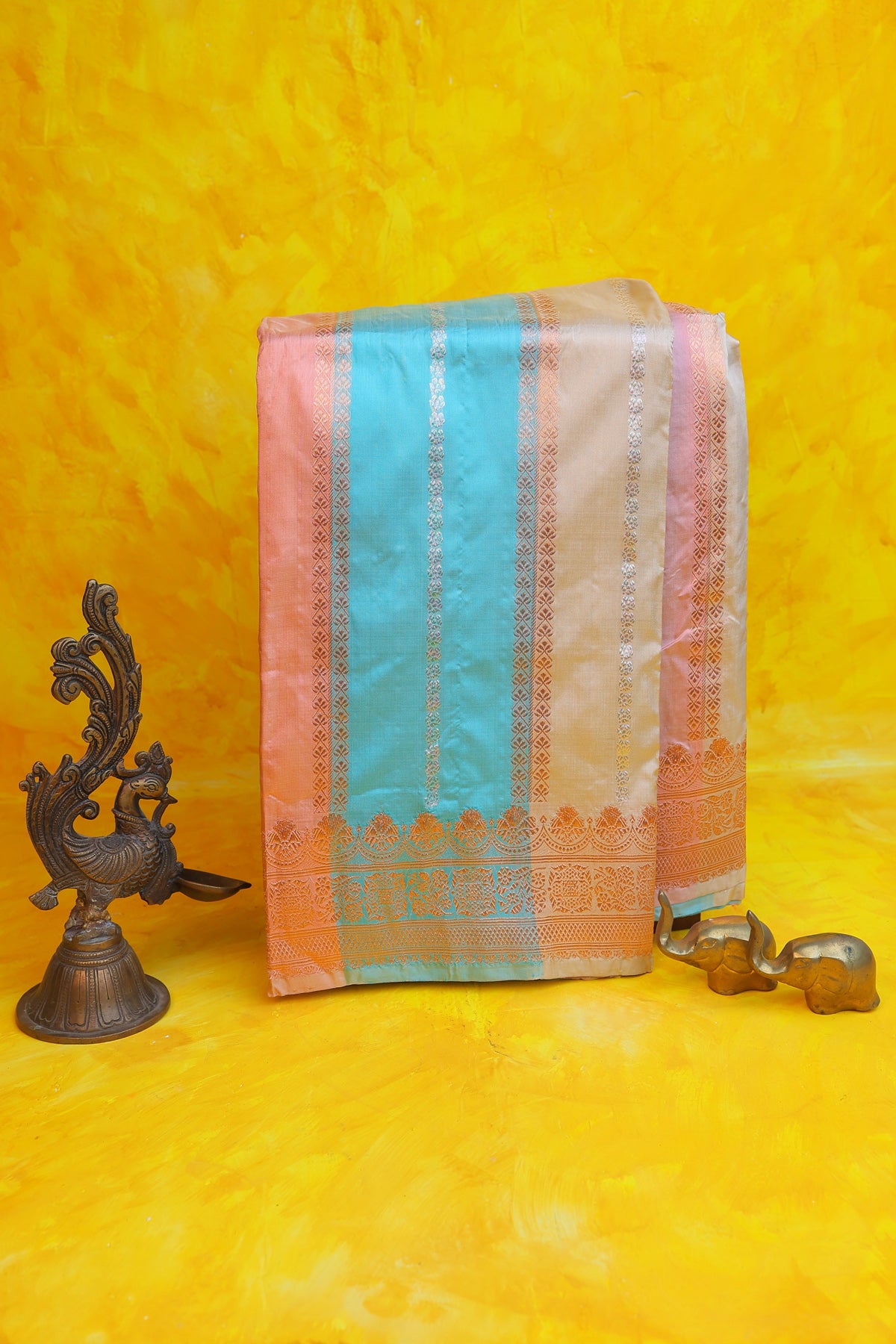 Banarasi Silk Multi Colour Saree